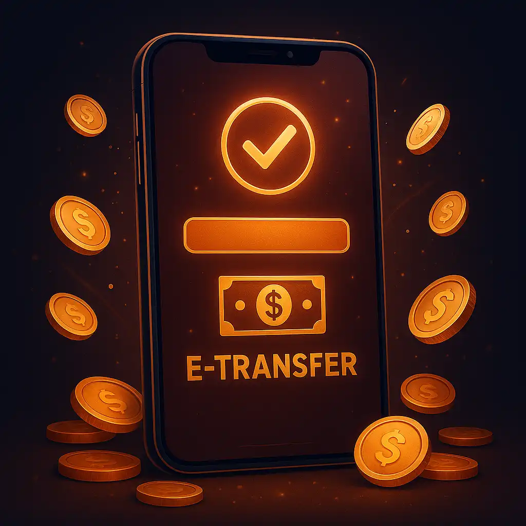 Interac e-Transfer deposit confirmation on a phone screen